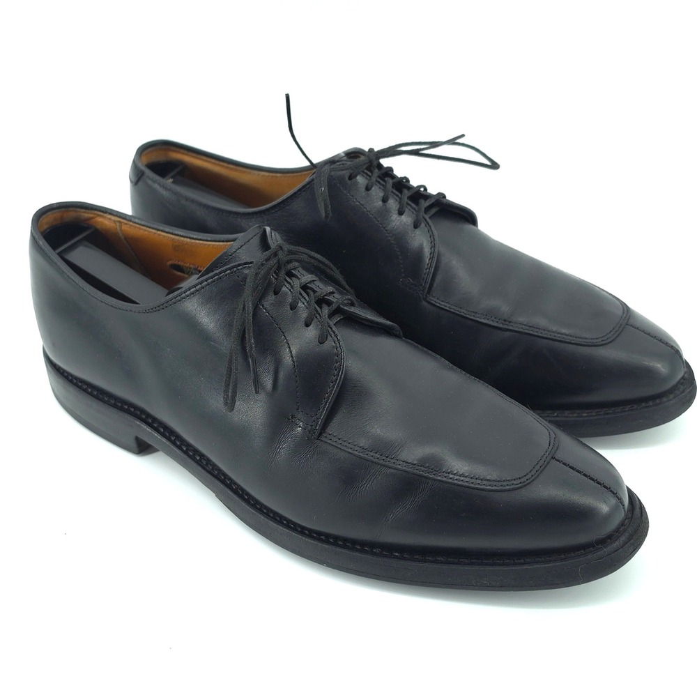 Allen Edmonds Mens Delray Leather Split Toe‎ Derby Black 8 D Made in USA